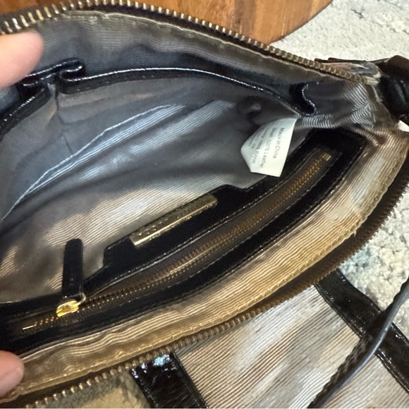 Elliott lucca small leather handbag Shoulder Bag Black Patent P - Picture 12 of 15